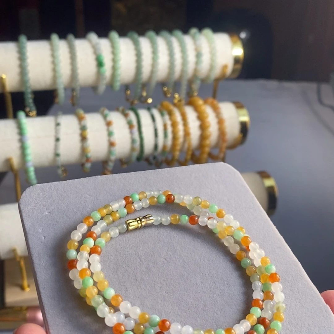 定制翡翠未镶嵌15 缅甸翡翠A货卡3.9