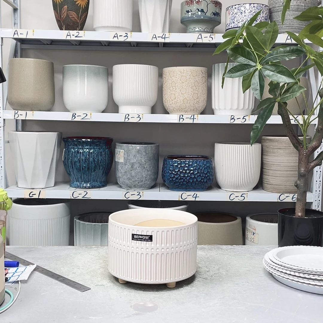 口径24-16.5高尺寸亮釉白