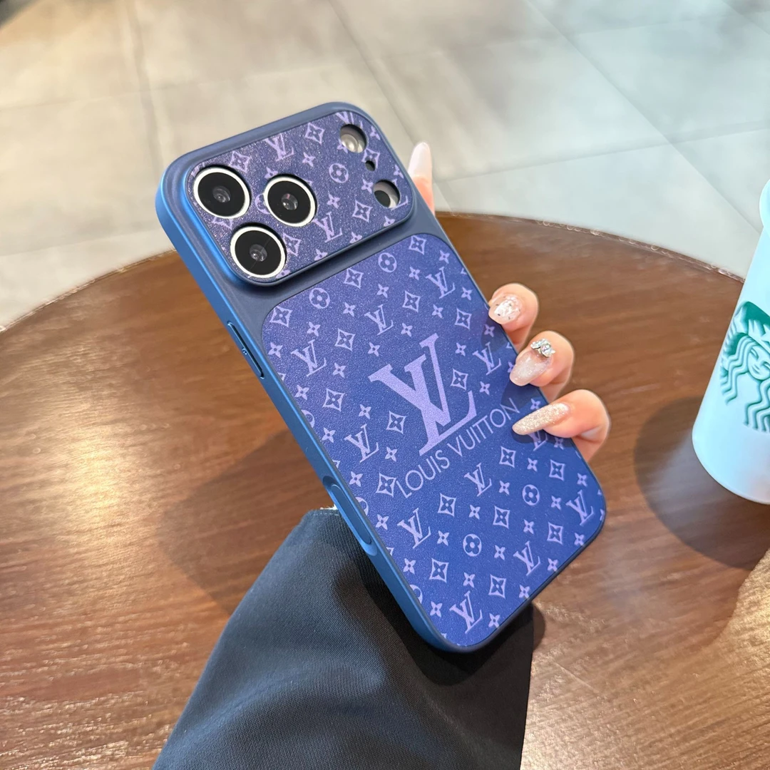 蓝色新款iPhone16秒变17手机壳苹果17promax大视窗适用15高档14男