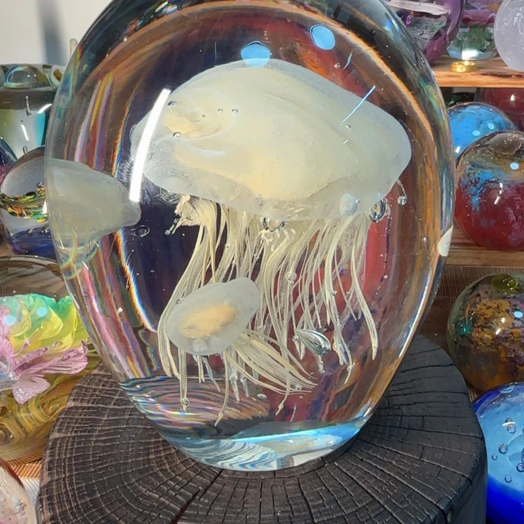 琉璃手工艺品瑕疵