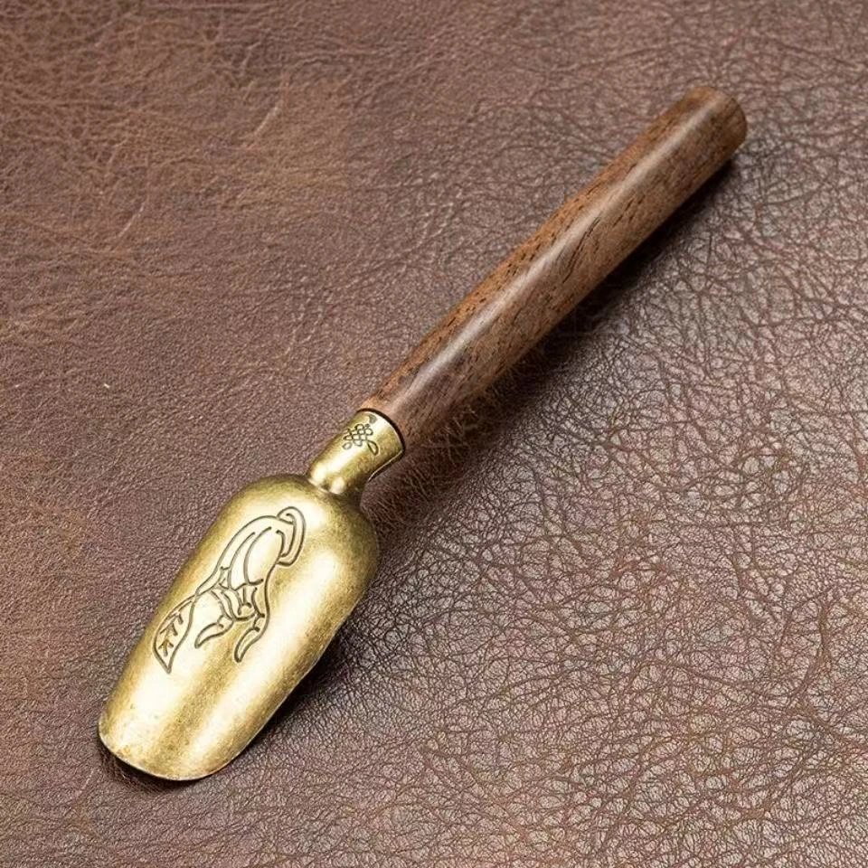 茶道六君子之一禅意茶勺中式韵味