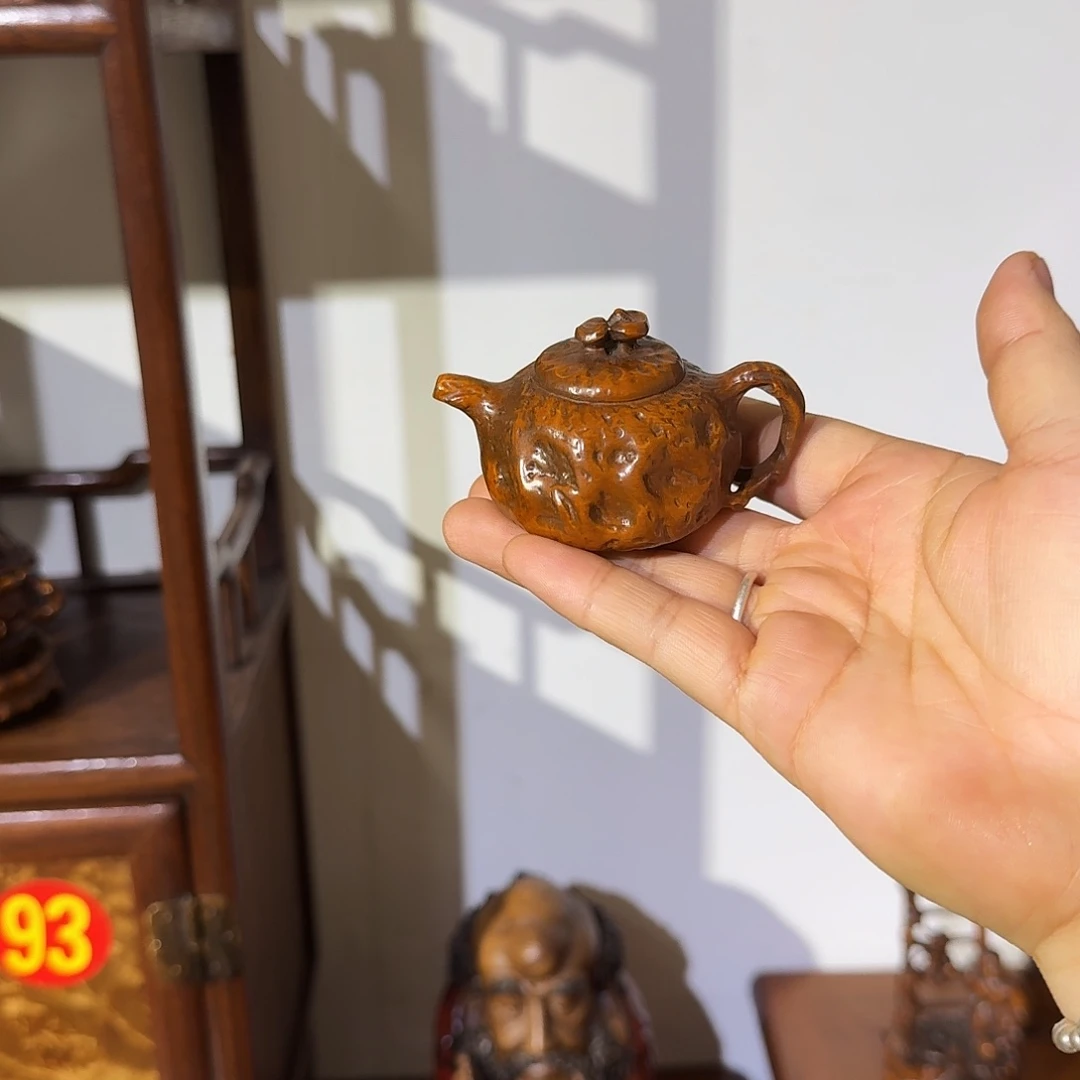 哥***亲木复古装饰摆件手把件7/4.5厘米