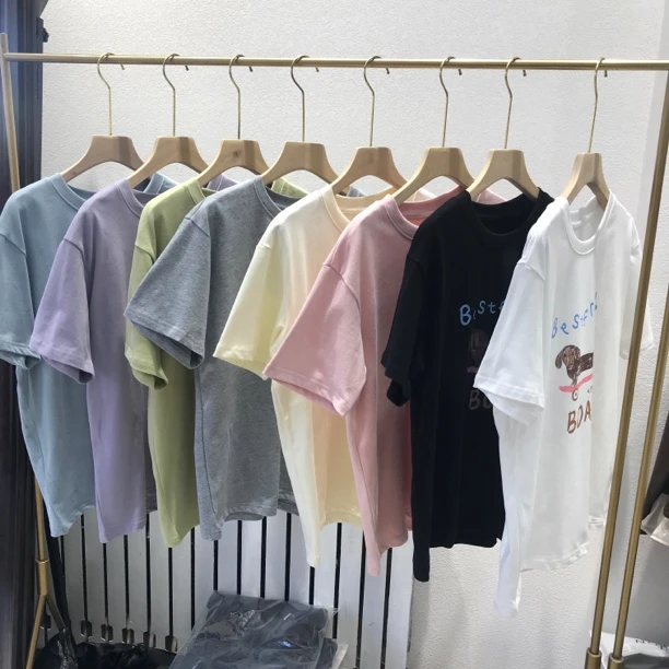 腊肠狗T恤常规短袖印花