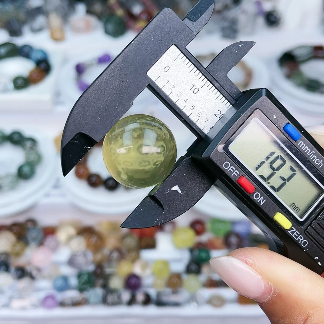 水晶单珠打孔不退不换未镶嵌