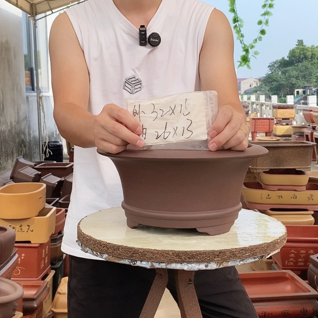 段泥花盆紫砂花盆