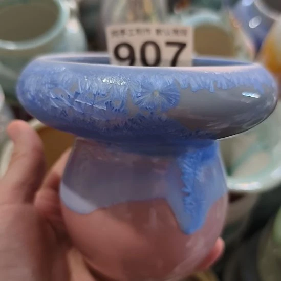 景德镇手工高温陶瓷：内9.5口高11