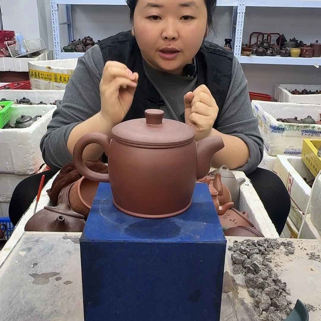 茶壶紫砂宜兴紫砂壶瑕疵处理