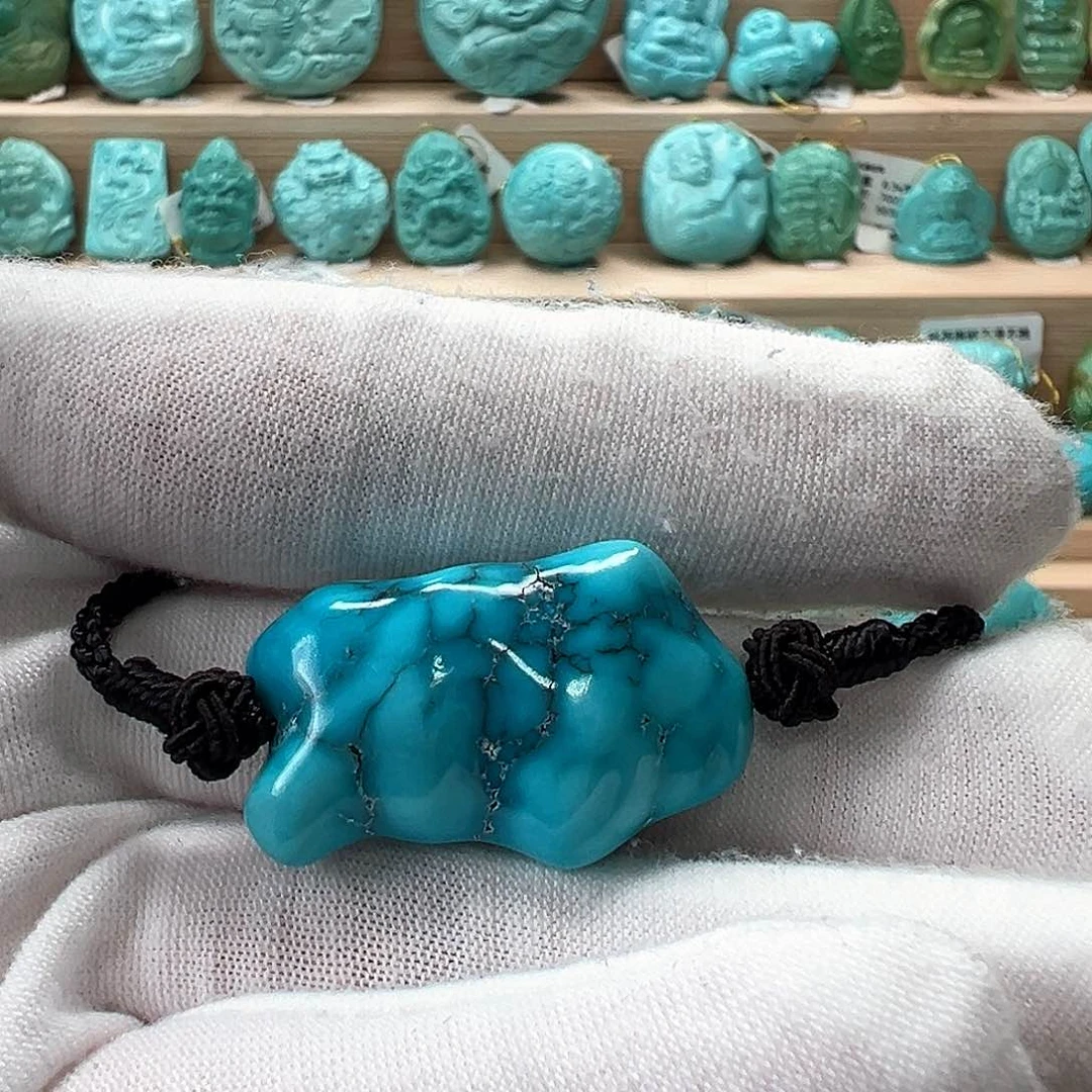 未镶嵌绿松石随形18mm