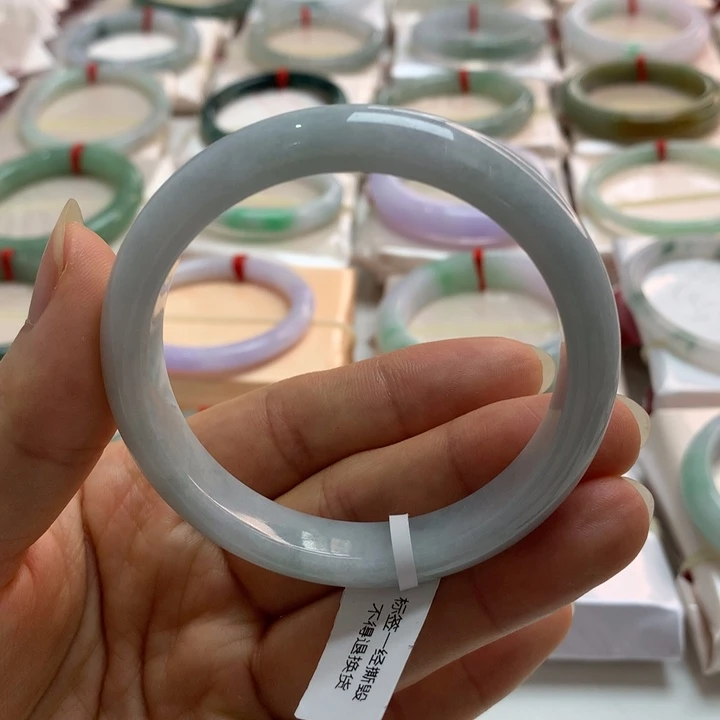 翡翠未镶嵌手镯55