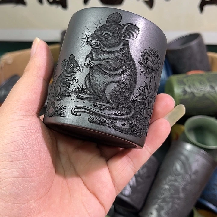 茶杯紫砂全手工紫砂主人杯
