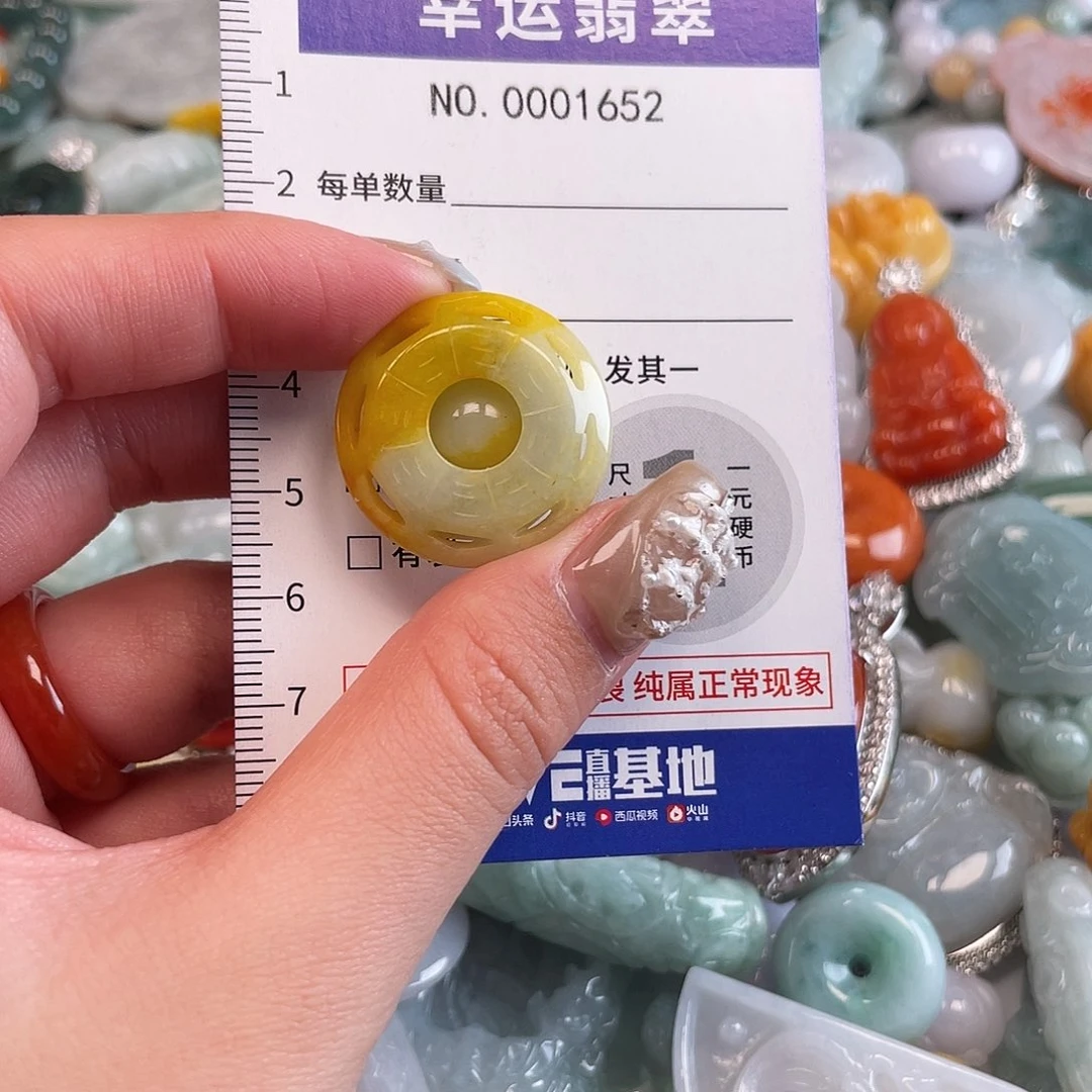 翡翠未镶嵌颈饰1652