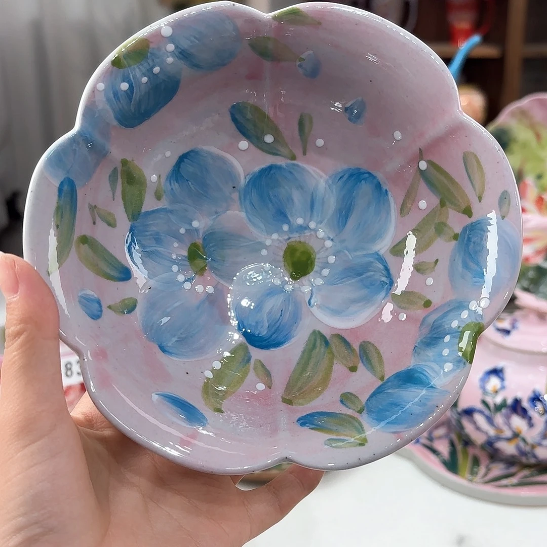 景德镇手绘高温釉下彩陶瓷茶具