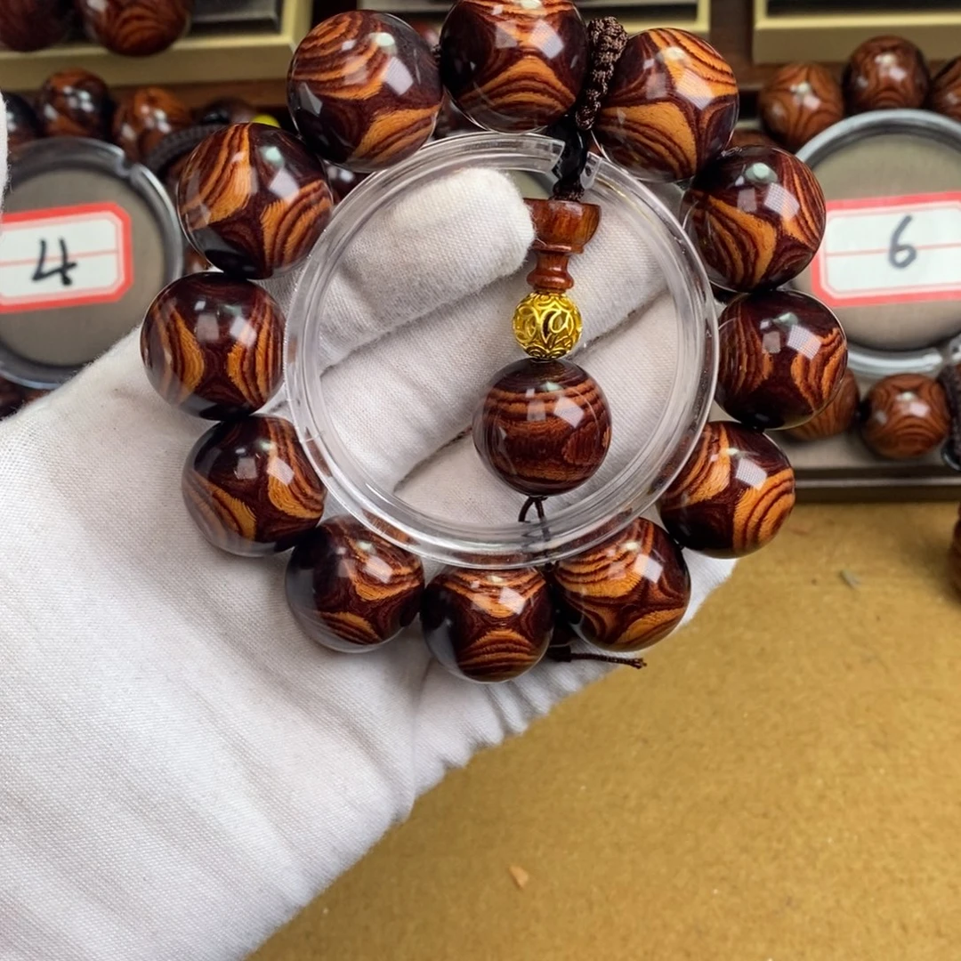€***贵黄花梨/降香黄檀手工制作文玩手串