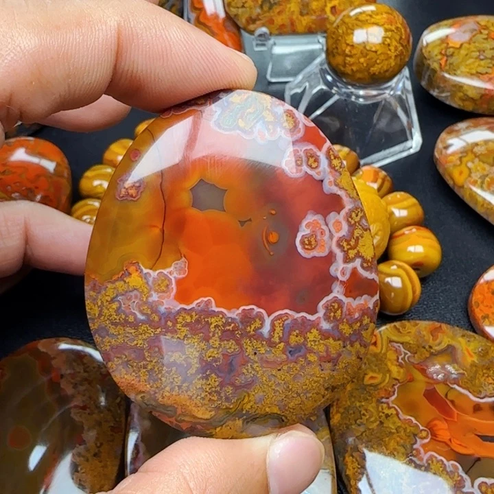 玛瑙/玉髓战国红玛瑙未镶嵌用****8