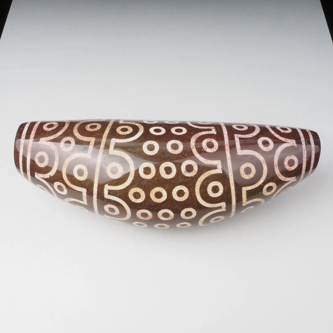 创始人九页岩天珠！满爆红砂雪域台工渗透喜马拉雅沉积岩玛瑙