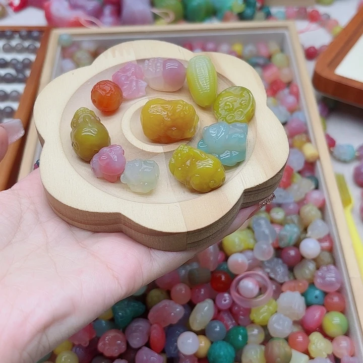 日***ˢ未镶嵌手链玛瑙/玉髓盐源10