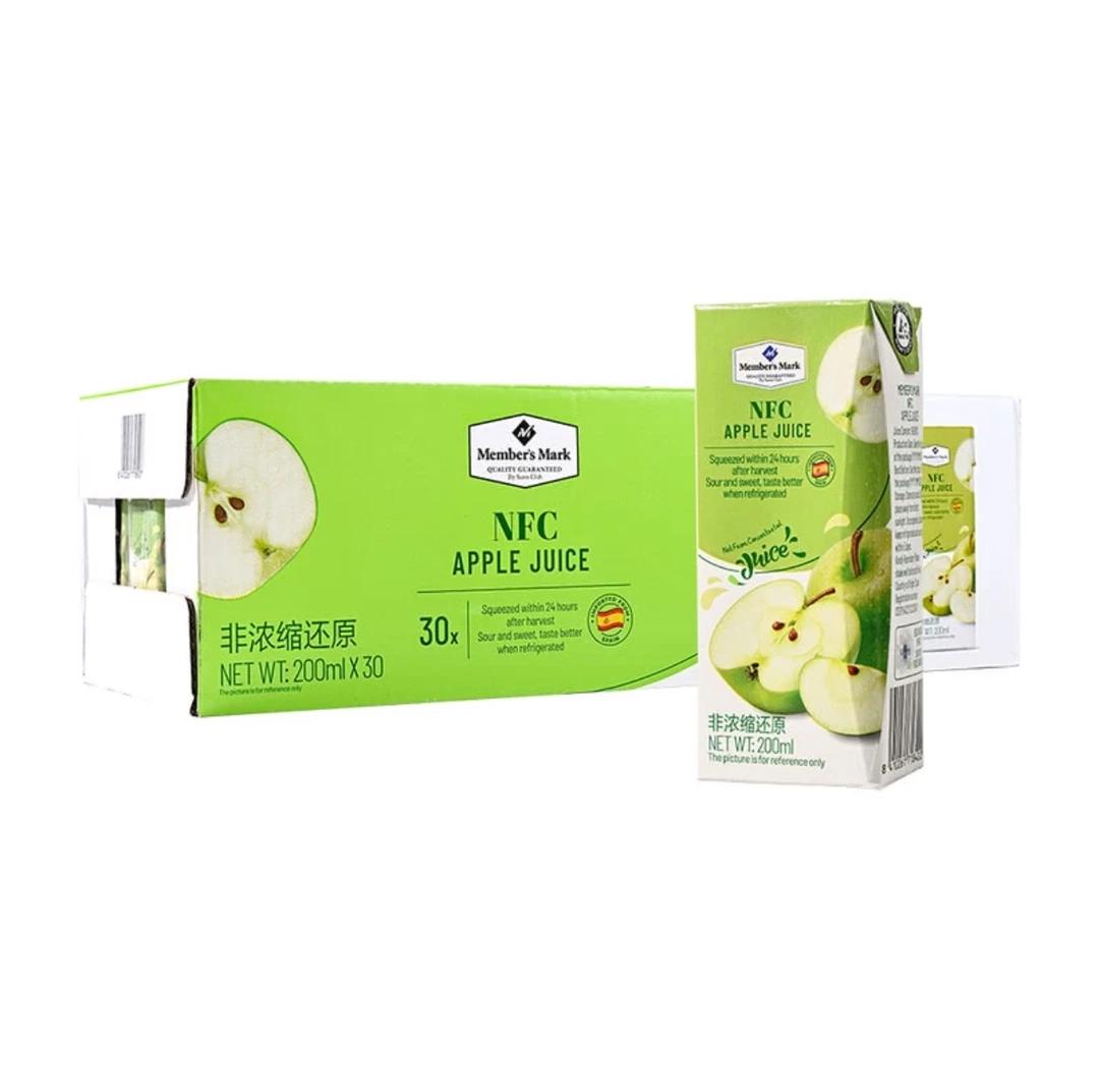 [山姆] Mark 西班牙进口 苹果汁 200ml*6盒