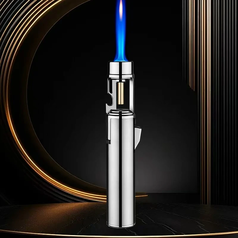 新款防风直冲火机艾灸雪茄专用喷枪便携式户外烧烤喷塑点火