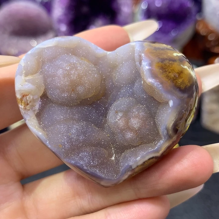 紫晶珠宝半成品未镶嵌软糖啵啵