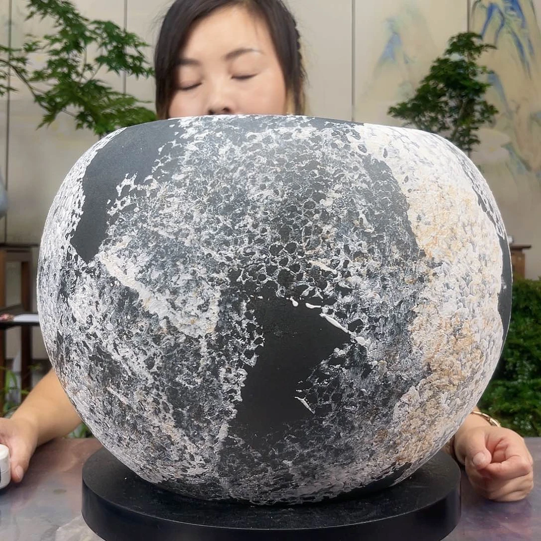 紫砂花盆王嫂花盆直播0605-超大大球高30外30内26