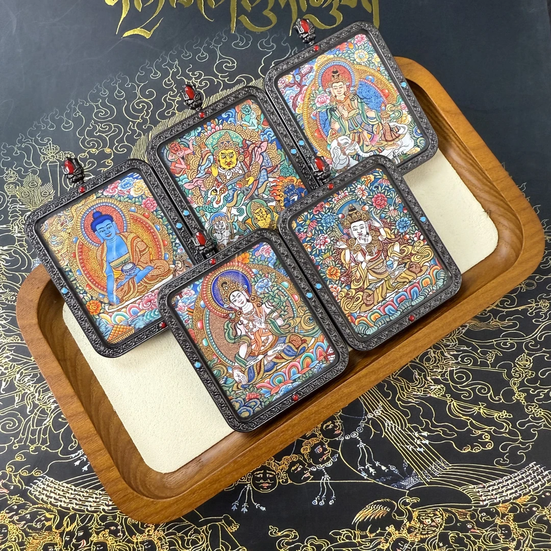 【南曜天宸·纯手绘】矿物颜料手绘唐卡热贡高卡小卡