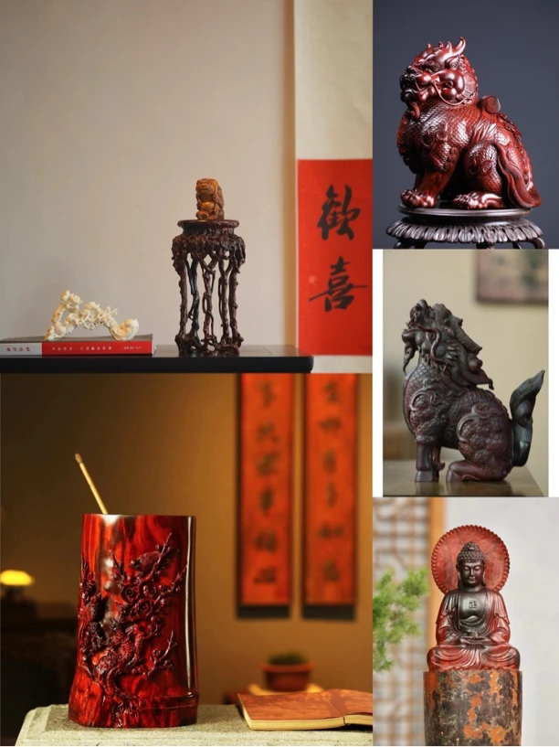 新人福利紫檀手工艺制品  直播定制