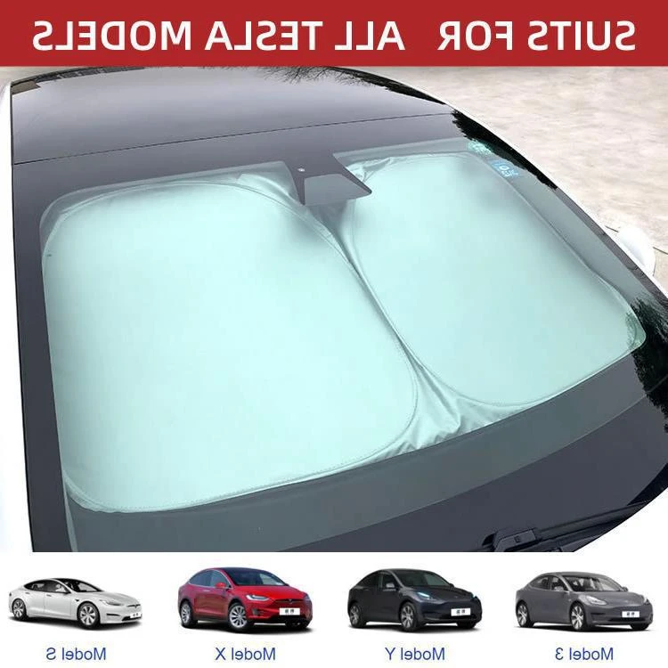 太阳挡遮阳帘Model前档3防晒用品通用遮阳板汽车ModelY遮阳挡隔热