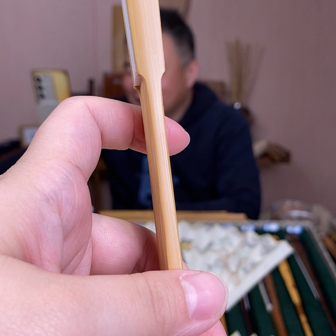 扇子杜*生95寸玉竹折扇扇子