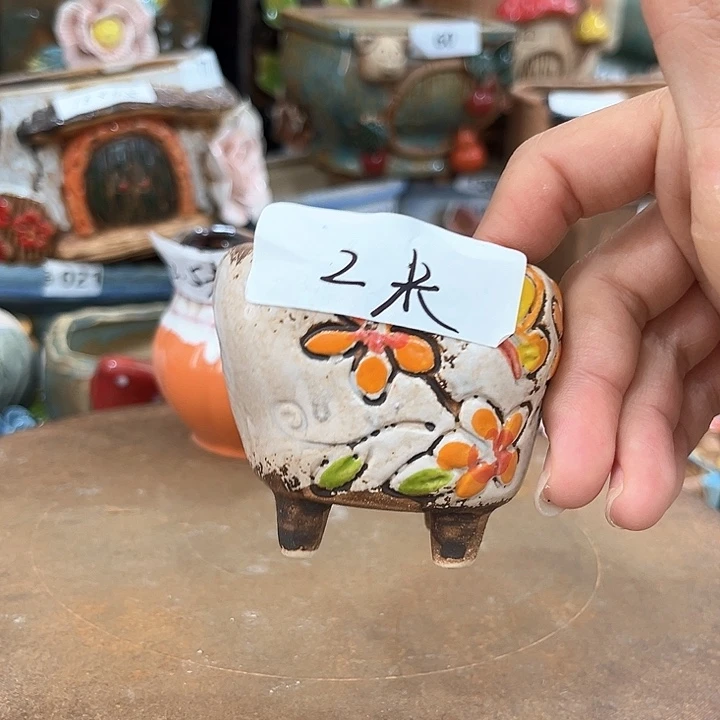 红陶粗陶多肉花盆