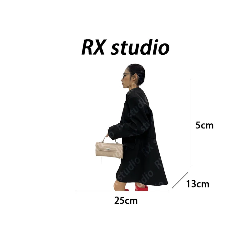 【母亲节礼物】SK-82867-浅粉-25*5*13轻奢时尚女士新款手提斜挎包