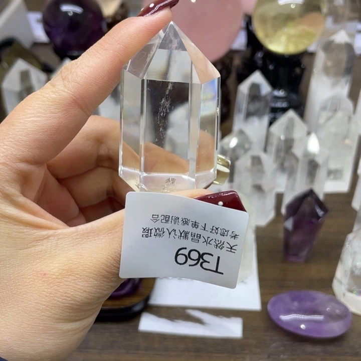 水晶天然水晶柱子水晶球未镶嵌轰*