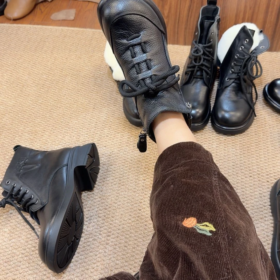 41码。头层牛皮。加绒