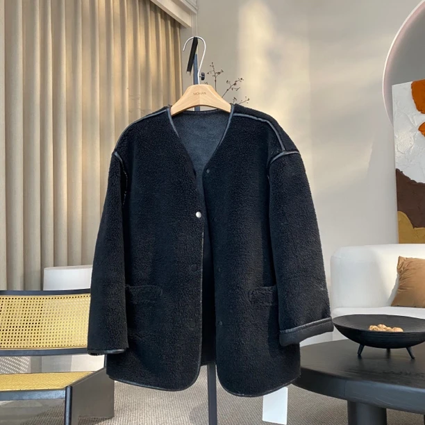 【墨涵精选】韩版气质百搭休闲短外套2001