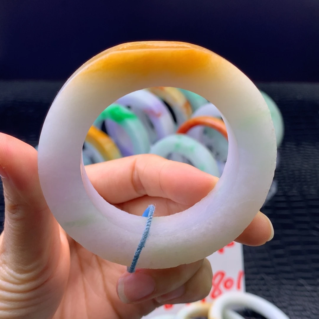 定制翡翠未镶嵌手镯50-59