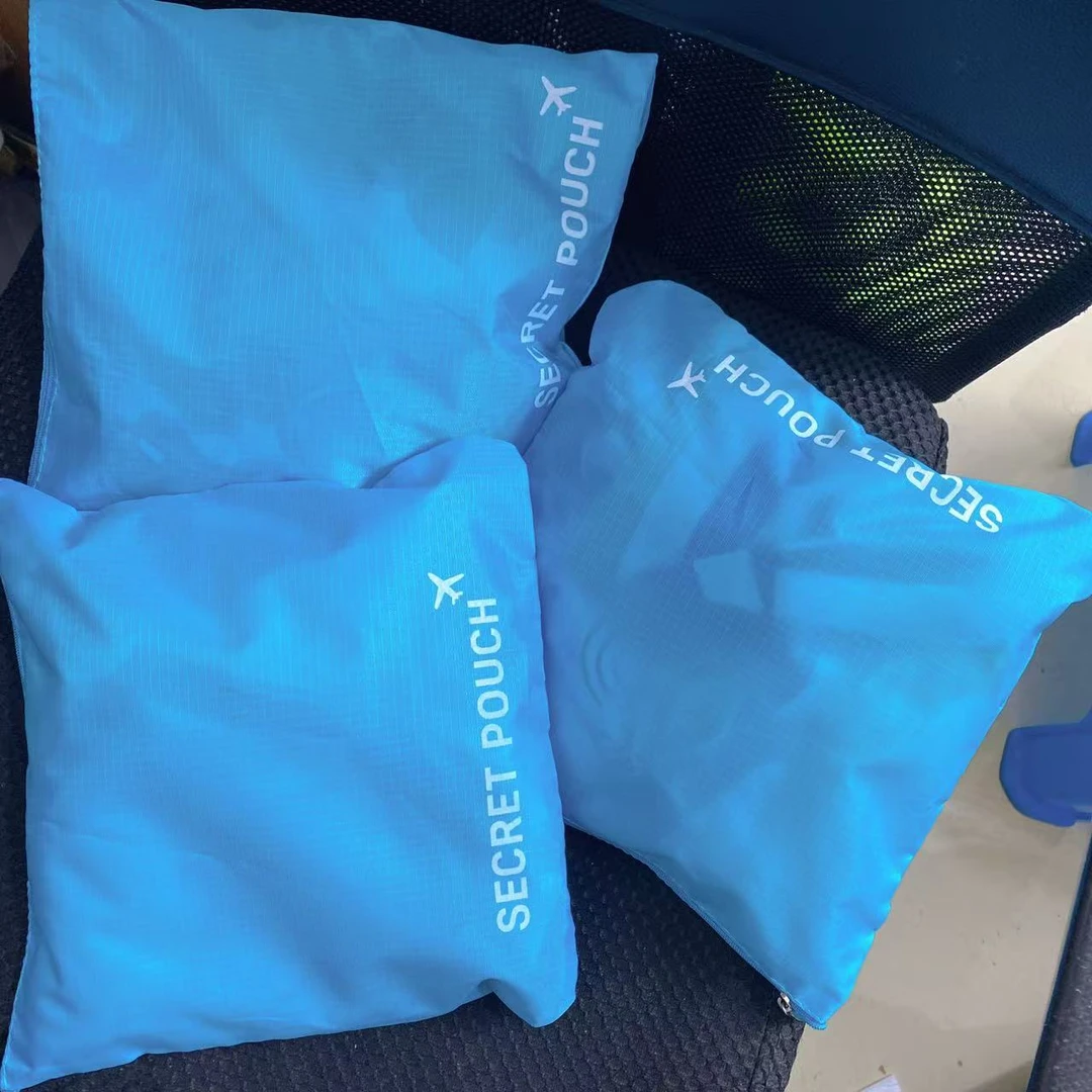 发三个【26.5*26.5】袜子内衣蓝色收纳袋