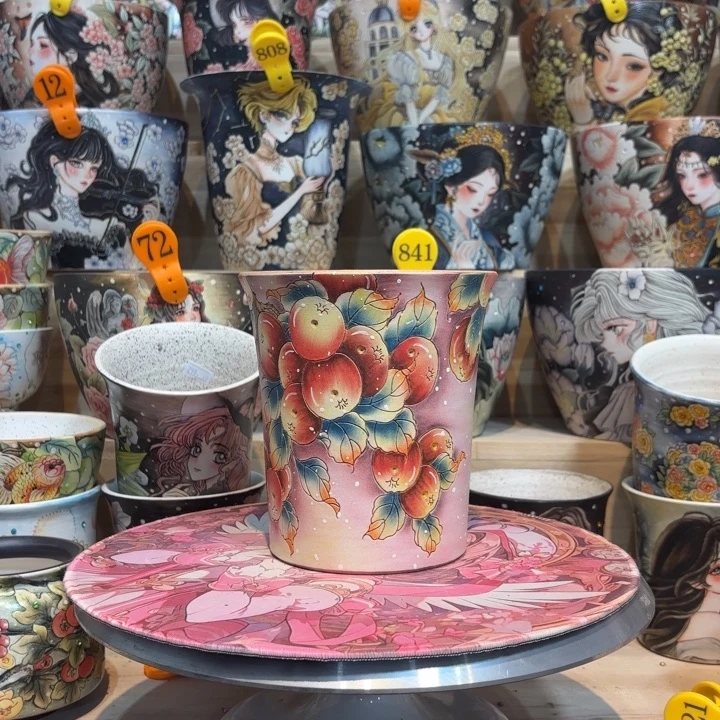 景德镇手绘花盆陶瓷13/15