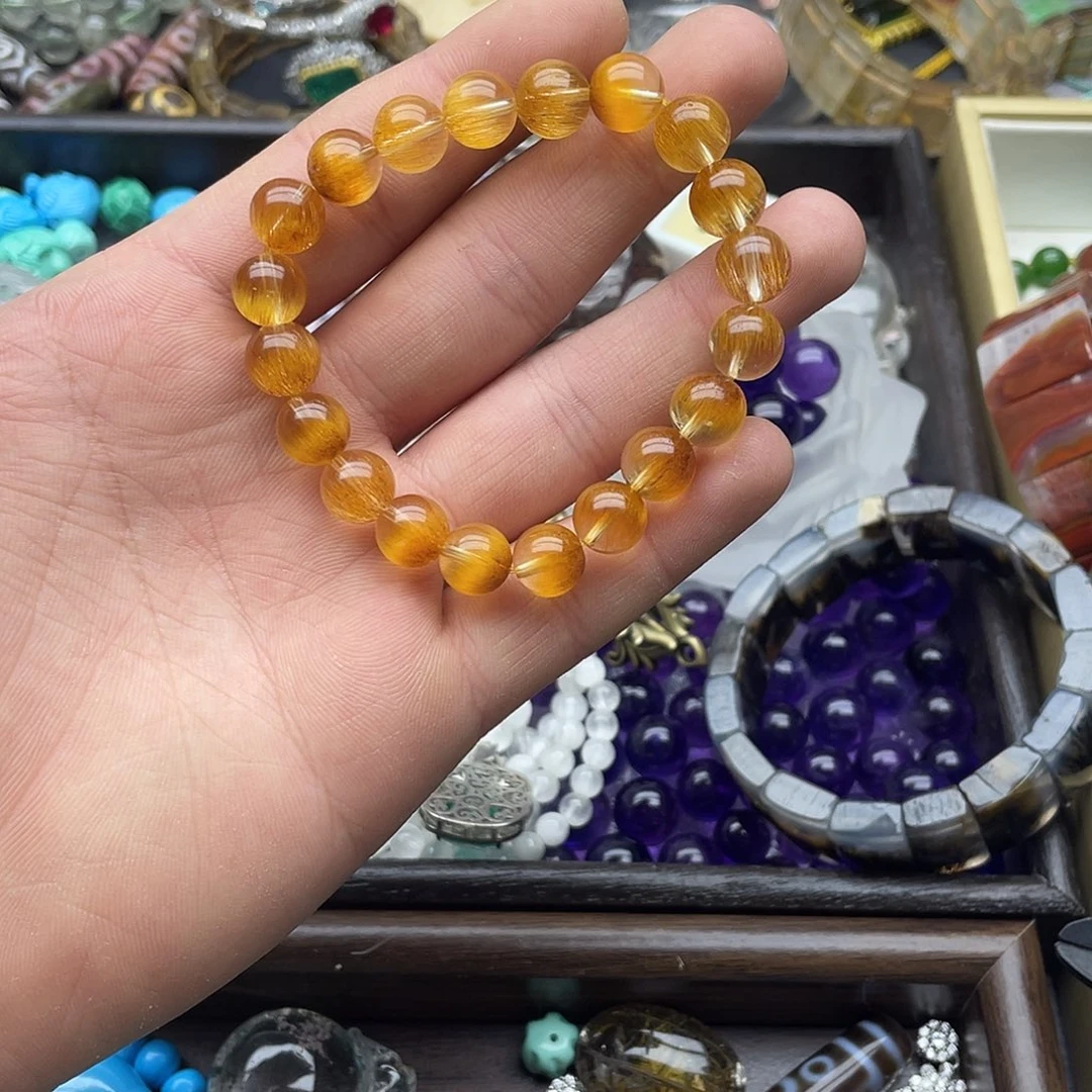 纯铜石英石手链000003