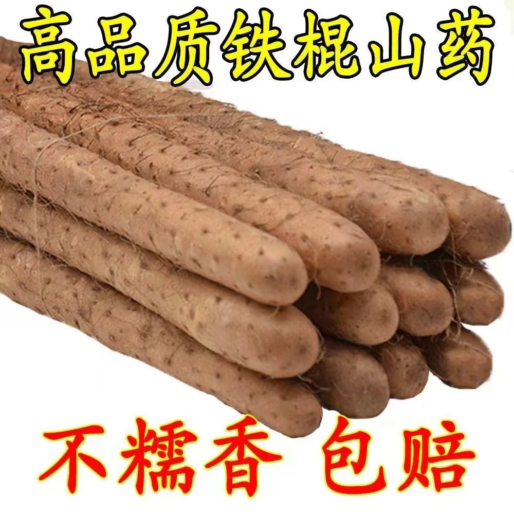 【鲜润大果】正宗铁棍山药新鲜种植产地直发软糯香甜营养美味批发