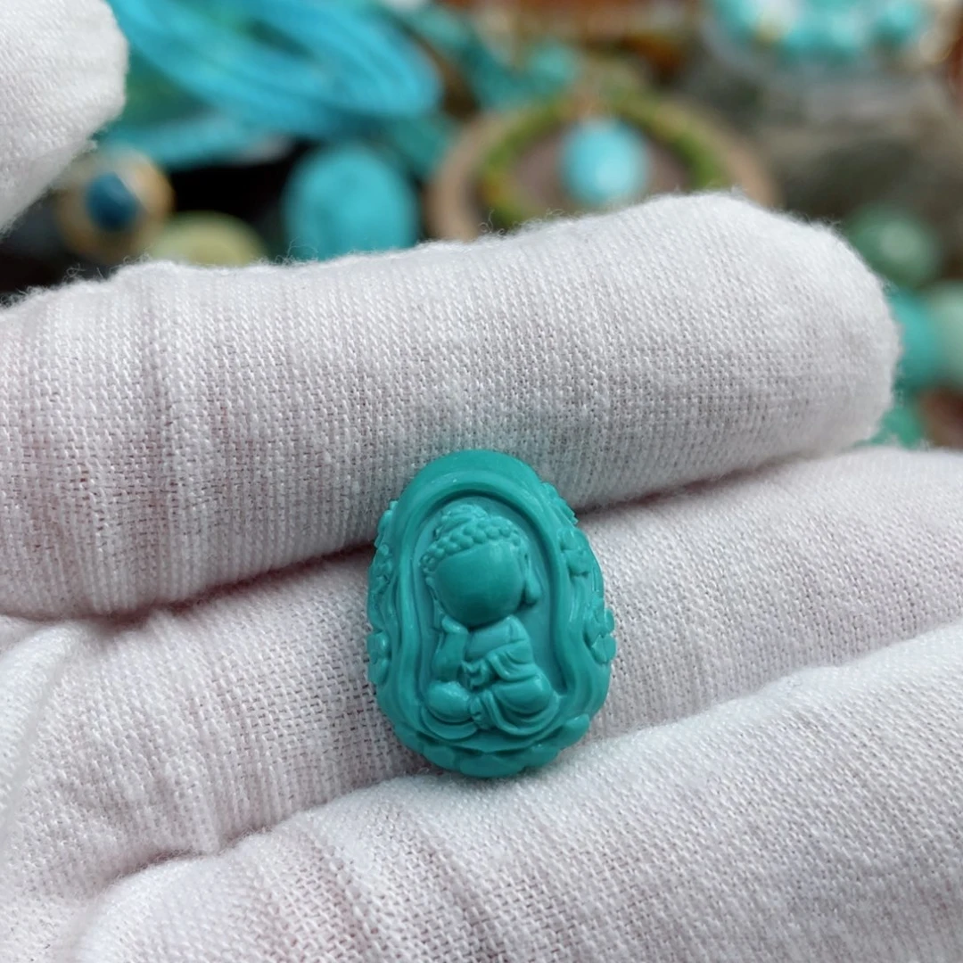 绿松石珠宝奇石未镶嵌