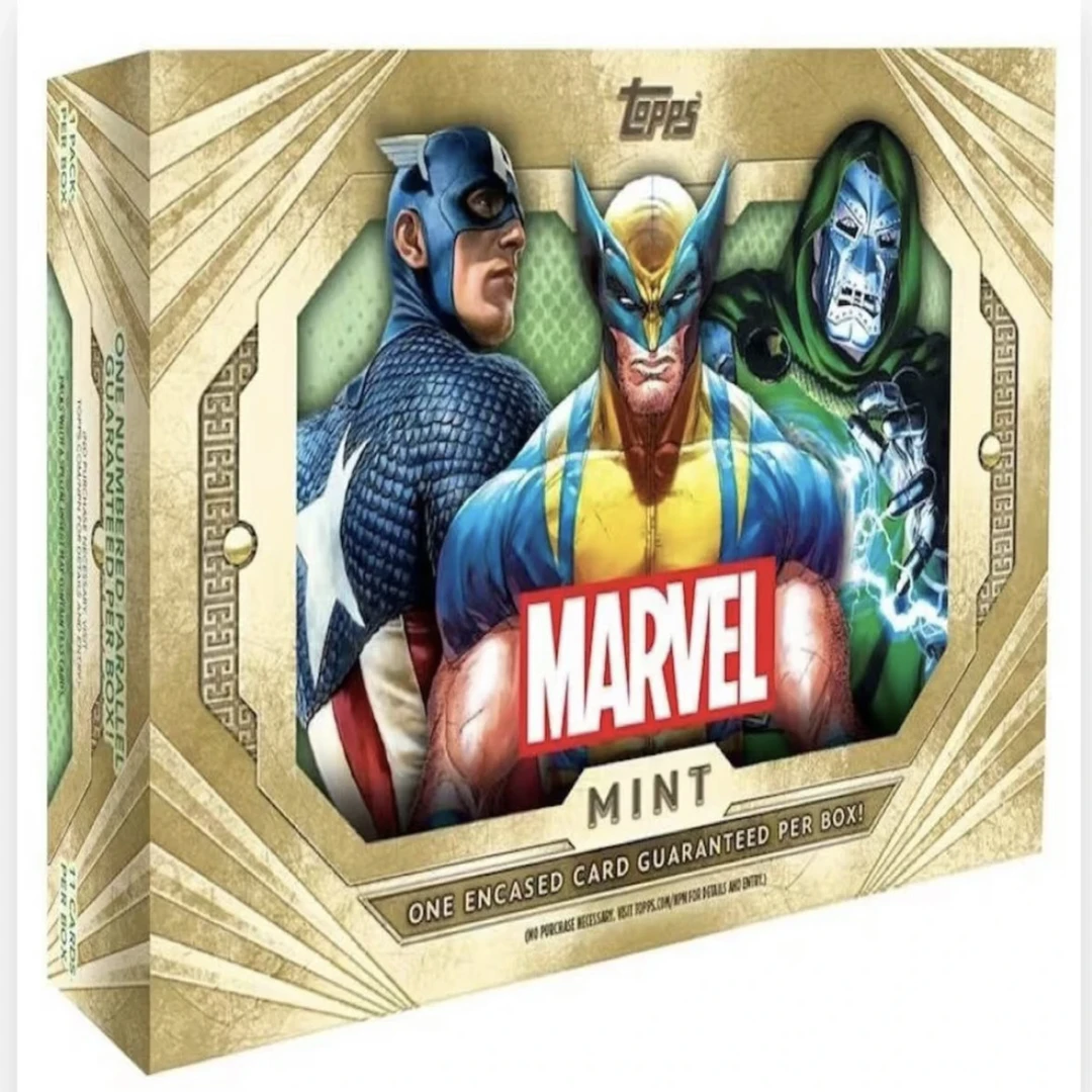 Topps【拆盒】2025 漫威 TC Chrome Marvel MInt 盲盒