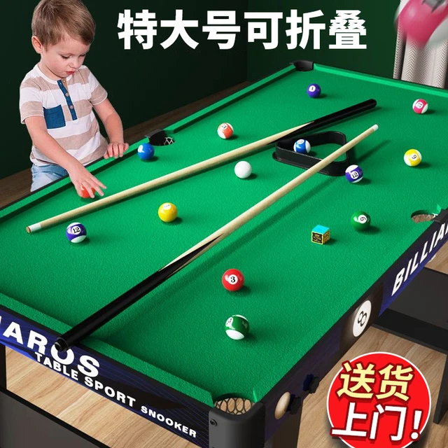 儿童可折叠台球桌家用小型桌面迷你室内大号家庭成人桌球男孩玩具