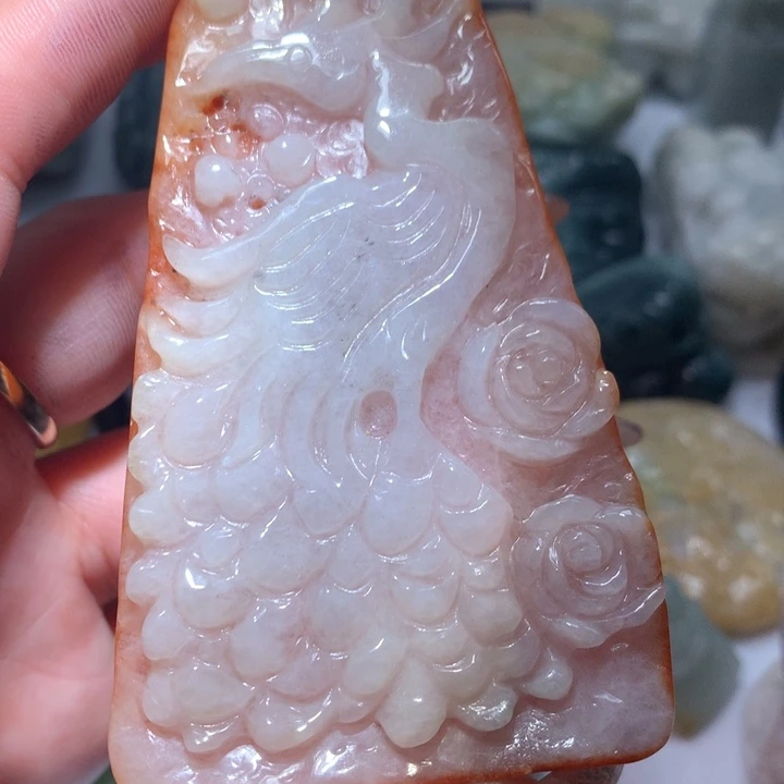 翡翠未镶嵌颈饰保真天然A货翡翠