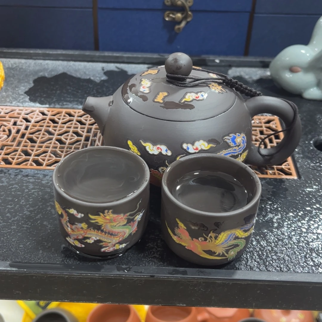 紫砂茶杯紫砂壶一壶4杯