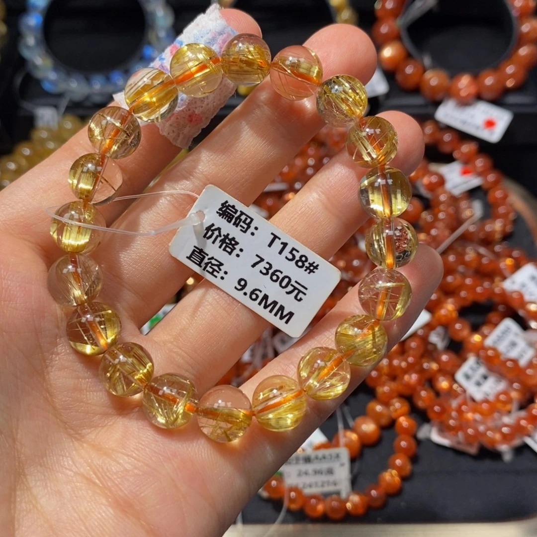 发晶手链未镶嵌T158#9.6mm