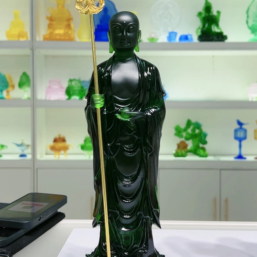 【闪购商品】手工艺品琉璃地藏王菩萨 29cm