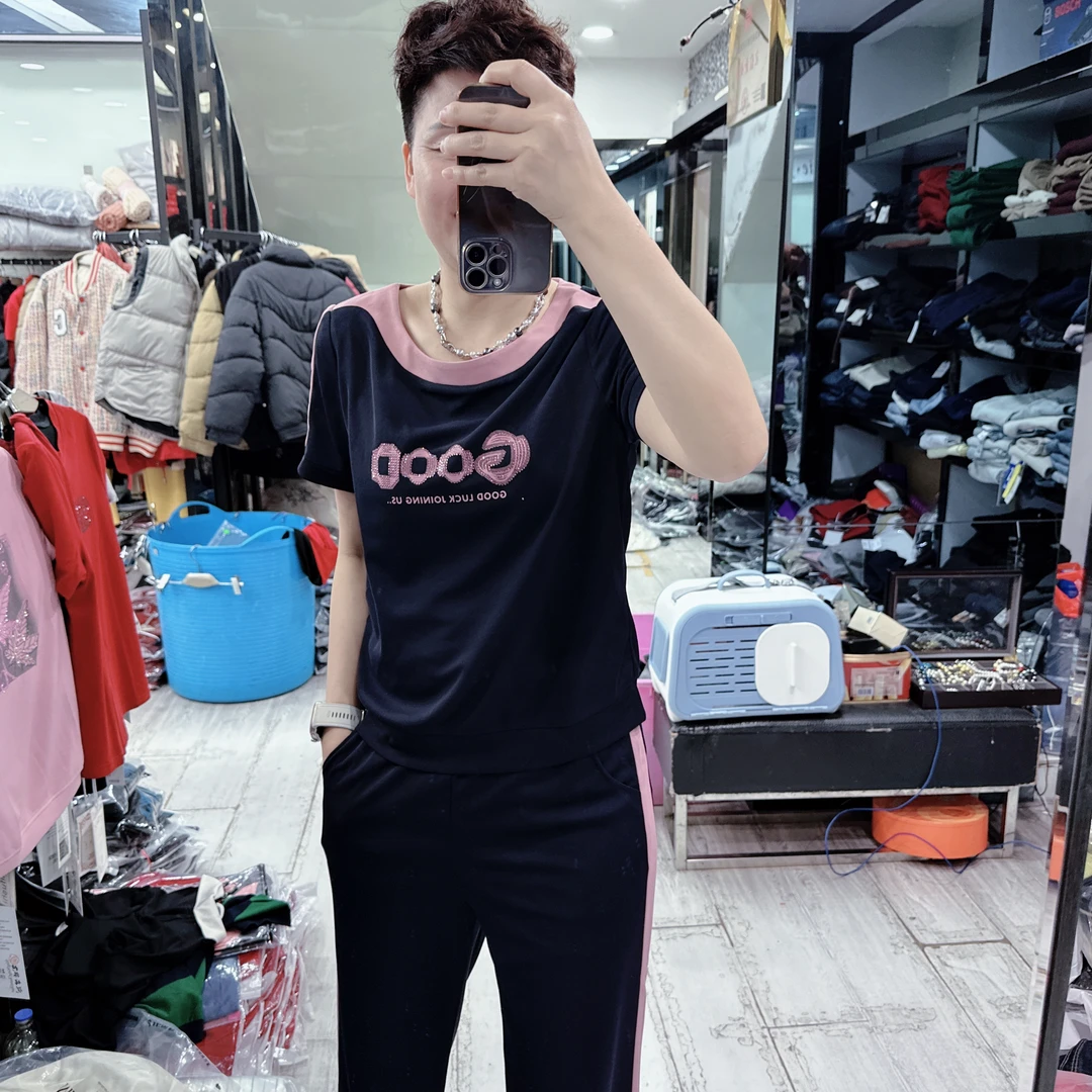 轻便透气不起球新款烟管裤2色优质套装25款