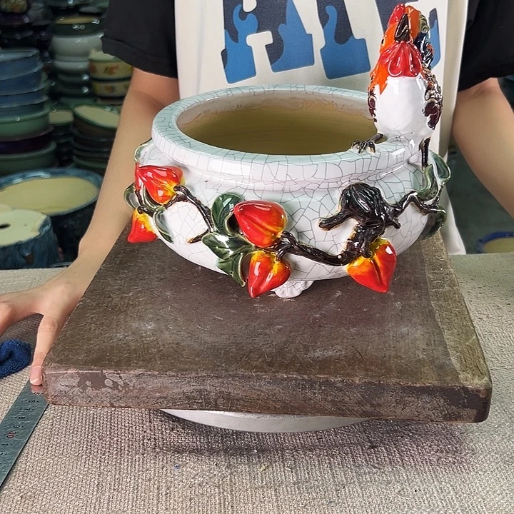 泳坤堂石湾盆陶瓷