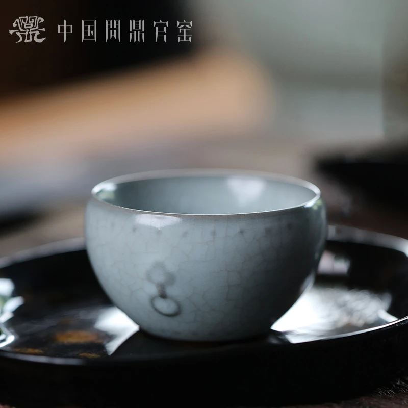 问鼎官窑南官御窑款甲辰战鼓杯