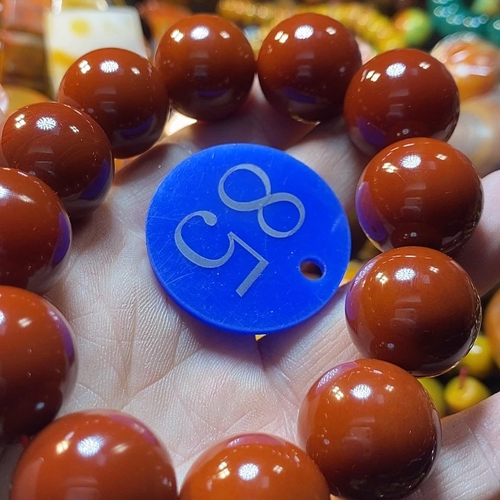 可***爸玛瑙/玉髓未镶嵌手链