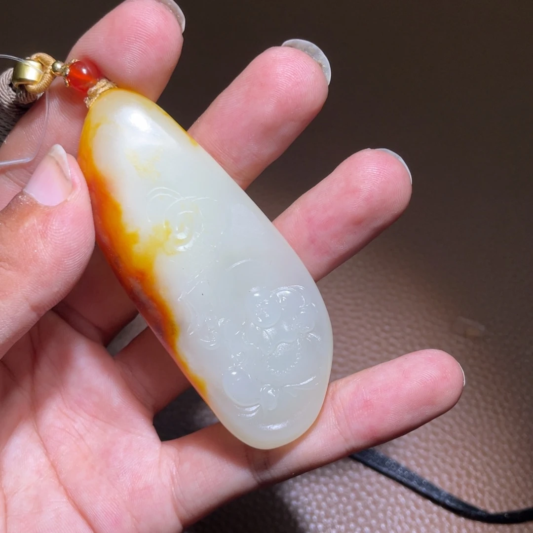 和田玉未镶嵌颈饰D1